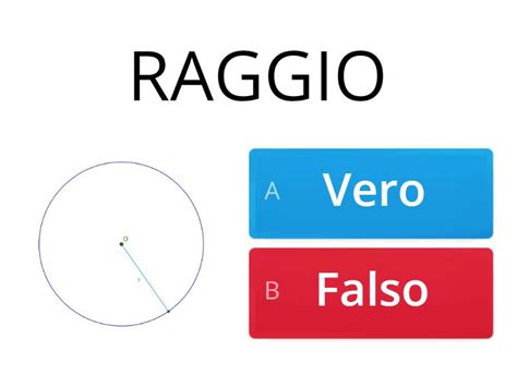 vero falso area cerchio